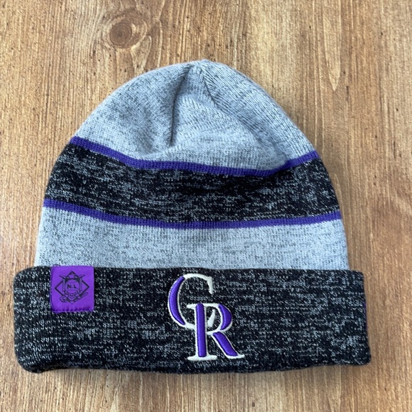 Jersey Lined Colorado Rockies Hat 